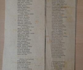 Sagar bi, 30 de enero de 1903, +2 recortes de prensa adjuntos
