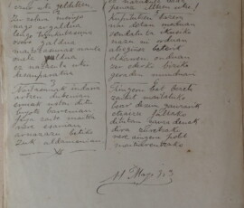 Amoriyoz betea, 11 de mayo de 1903