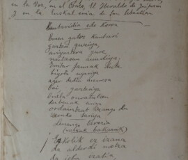 Agur Kantona, Febrero 23 1903